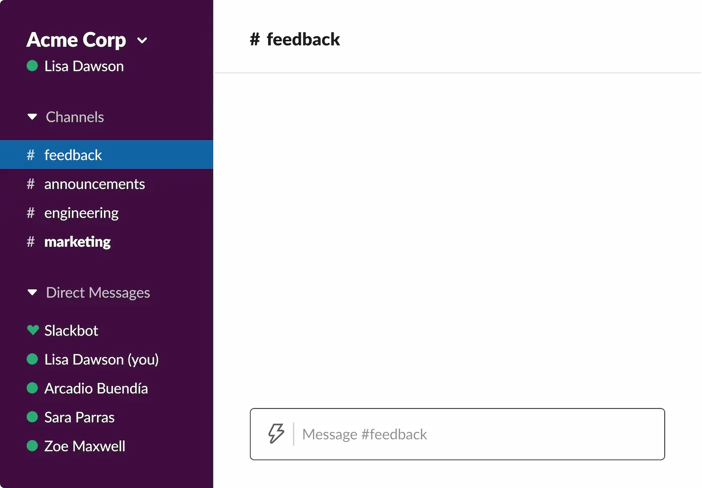 Slack app